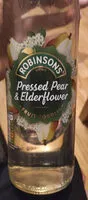 Quantité de sucre dans Pressed Pear & Elderflower Fruit Cordial