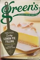 Sokerin määrä sisällä Green's Lemon Pie Fillng 140gr