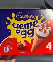 Quantité de sucre dans Creme Egg Ice cream cones