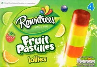 Suhkru kogus sees Fruit Pastilles Lollies 4 x