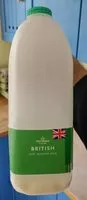入っている砂糖の量 Semi skimmed milk