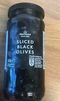 含糖量 Sliced black olives
