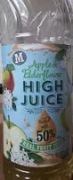 Zuckermenge drin Apple & Elderflower HIGH JUICE