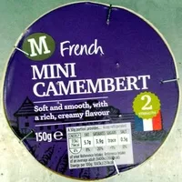 入っている砂糖の量 French Mini Camembert