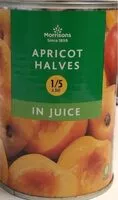 Sokerin määrä sisällä Apricot halves