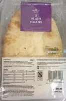 含糖量 Plain naans