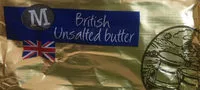 入っている砂糖の量 British unsalted butter