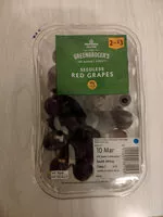 Jumlah gula yang masuk Seedless Red Grapes