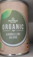 Suhkru kogus sees Morrisons organic cannelloni beans
