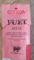 Количество сахара в Fuet dolce