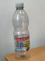 Amount of sugar in Apple raspberry and blueberry still flavoured sping water
