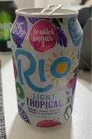 Suhkru kogus sees Rio light tropical