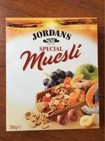 Cantidad de azúcar en Jordans Special Muesli