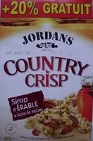 含糖量 Country Crisp Sirop d'érable & noix de pécan (+20% gratuit)