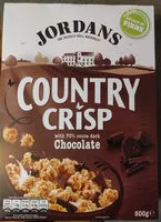 Cantidad de azúcar en Jordans Country Crisp Chocolate