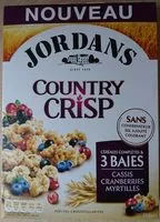 Cantidad de azúcar en Country Crisp 3 Baies