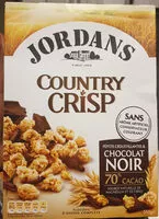 Cantidad de azúcar en Country Crisp - Chocolat noir 70% cacao