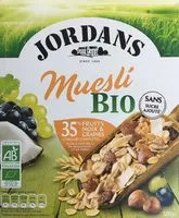 Cantidad de azúcar en Muesli bio 36% fruits, noix & graines
