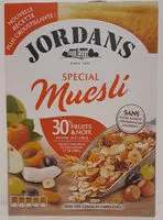 Sucre et nutriments contenus dans Jordans