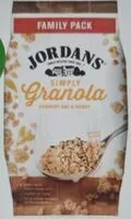 含糖量 Jordan's Simply Granola Crunchy Oat & Honey