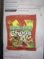 Suhkru kogus sees Drumstick gift box