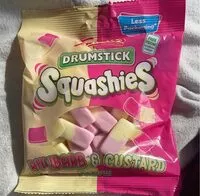 Suhkru kogus sees Squashies Rhubarb & Custard