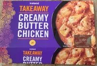 Amount of sugar in Creamy butter chicken