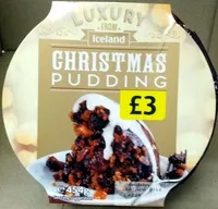 Amount of sugar in Luxury Christmas Pudding