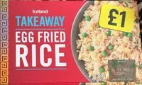 Suhkru kogus sees Takeaway egg fried rice