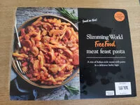 入っている砂糖の量 Meat feast pasta