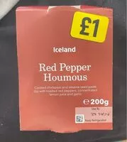 Amount of sugar in Red Pepper Houmous