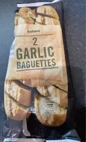 Suhkru kogus sees Garlic baguettes