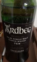Sokerin määrä sisällä Ardbeg Ten Years Old
