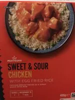 Jumlah gula yang masuk Sweet & sour chicken
