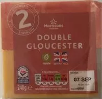 Amount of sugar in double gloucester