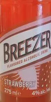 Cantidad de azúcar en Breezer Strawberry