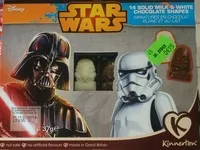 İçindeki şeker miktarı Disney Star Wars Miniatures en chocolat blanc et au lait