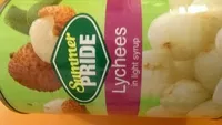 含糖量 Lychees in light syrup
