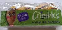 İçindeki şeker miktarı Μrs crimble's 6 vegan choc macaroons