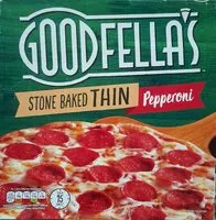 Sokerin määrä sisällä Stone Baked Thin Pepperoni