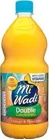 Quantité de sucre dans MiWadi Orange & Pineapple No Added Sugar - Double Concentrate