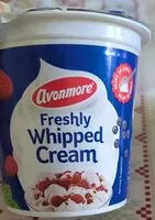 Zuckermenge drin Freshly whipped cream