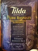 糖質や栄養素が Tilda genuine goodness