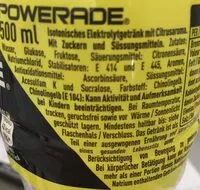 Количество сахара в Powerade Citrus Lime Ion4 Pet