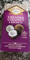 入っている砂糖の量 Patak's Creamed Coconut - 4 Sachets