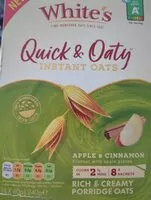 入っている砂糖の量 quick & oaty apple and cinnamon
