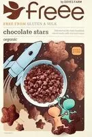 含糖量 FREEE by Doves Farm Organic Chocolate Stars