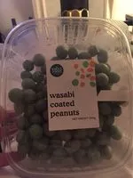 Amount of sugar in Wasabi coated peanuts