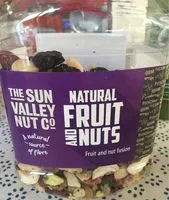 Sucre et nutriments contenus dans The sun valley nut co