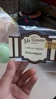 Sucre et nutriments contenus dans Mr simms